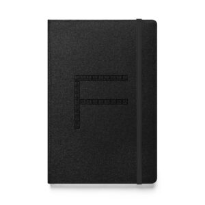 A CUTE GUY LETTER F NOTEBOOK