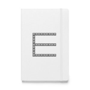 A CUTE GUY LETTER E NOTEBOOK