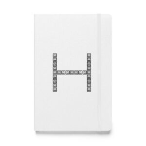 A CUTE GUY LETTER H NOTEBOOK