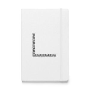 A CUTE GUY LETTER L NOTEBOOK