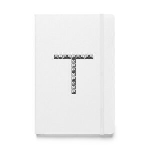 A CUTE GUY LETTER T NOTEBOOK