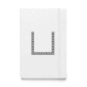 A CUTE GUY LETTER U NOTEBOOK