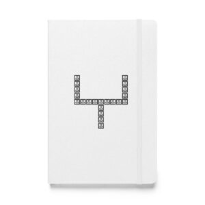 A CUTE GUY LETTER V NOTEBOOK