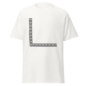 A CUTE GUY LETTER L TEE