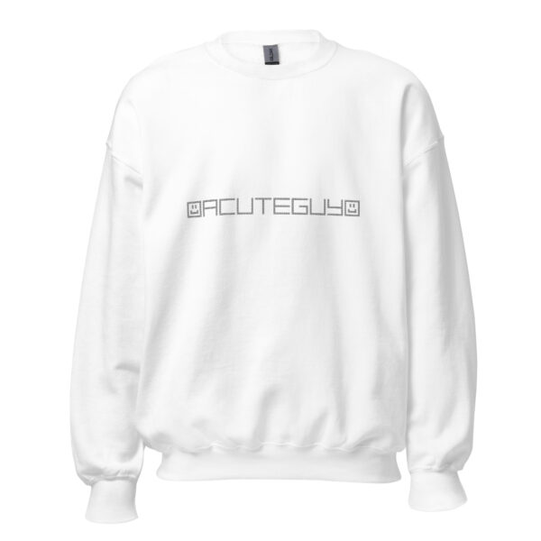 A CUTE GUY BANNER SWEATSHIRT