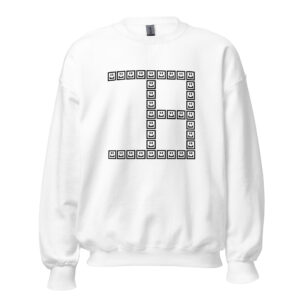 A CUTE GUY LETTER B SWEATSHIRT