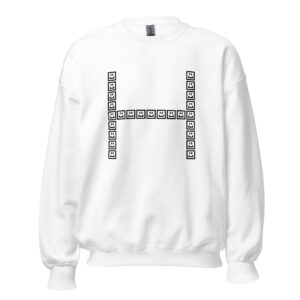 A CUTE GUY LETTER H SWEATSHIRT