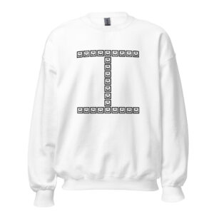 A CUTE GUY LETTER I SWEATSHIRT