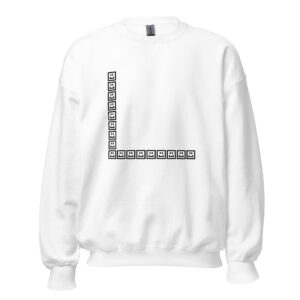 A CUTE GUY LETTER L SWEATSHIRT