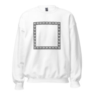 A CUTE GUY LETTER O SWEATSHIRT