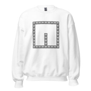 A CUTE GUY LETTER Q SWEATSHIRT