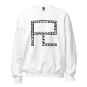 A CUTE GUY LETTER R SWEATSHIRT