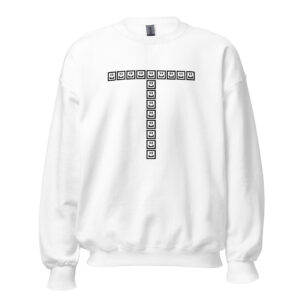 A CUTE GUY LETTER T SWEATSHIRT