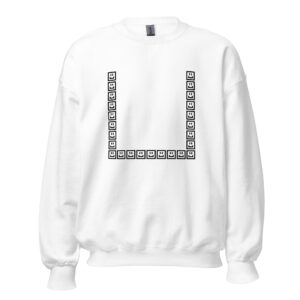 A CUTE GUY LETTER U SWEATSHIRT