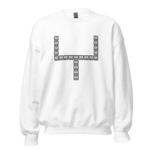 A CUTE GUY LETTER V SWEATSHIRT