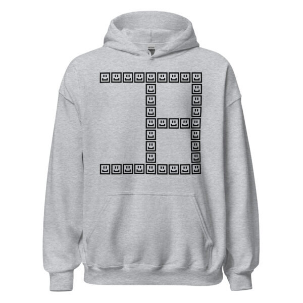 A CUTE GUY LETTER B HOODIE - Image 5