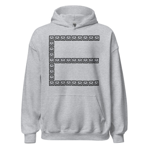 A CUTE GUY LETTER E HOODIE - Image 5