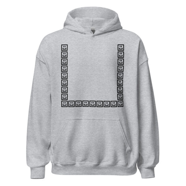 A CUTE GUY LETTER U HOODIE - Image 5