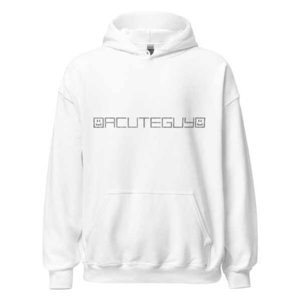 A CUTE GUY BANNER HOODIE