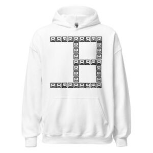 A CUTE GUY LETTER B HOODIE