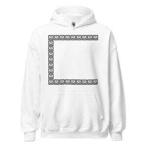 A CUTE GUY LETTER C HOODIE