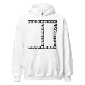 A CUTE GUY LETTER D HOODIE