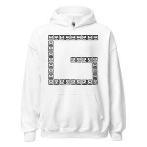 A CUTE GUY LETTER G HOODIE