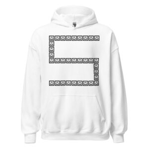 A CUTE GUY LETTER S HOODIE