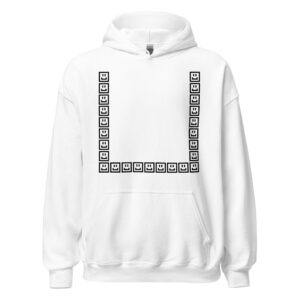 A CUTE GUY LETTER U HOODIE