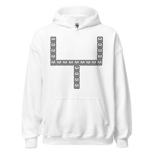 A CUTE GUY LETTER V HOODIE