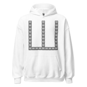 A CUTE GUY LETTER W HOODIE