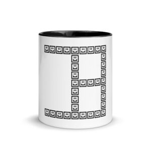 A CUTE GUY LETTER B MUG