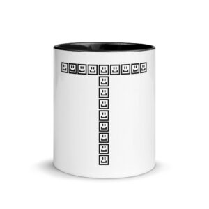 A CUTE GUY LETTER T MUG