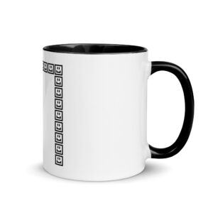 A CUTE GUY LETTER M MUG